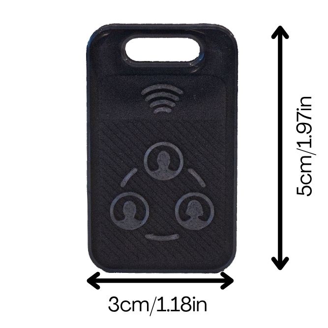 Set 25 Brelocuri Smart NFC „Carbon Collection” – Finisaj Premium Rășină + Display - imagine 9