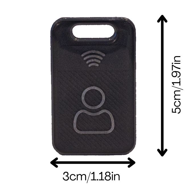 Set 25 Brelocuri Smart NFC „Carbon Collection” – Finisaj Premium Rășină + Display - imagine 8