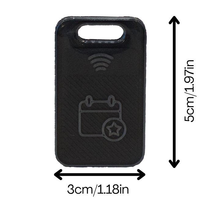 Set 25 Brelocuri Smart NFC „Carbon Collection” – Finisaj Premium Rășină + Display - imagine 5