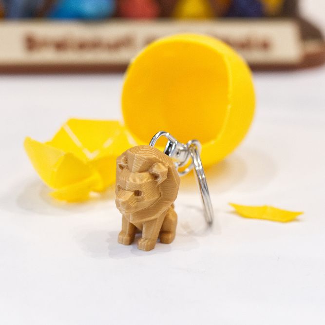 Set 96 Brelocuri cu Animale „Aventura in Safari” – Finisaj Premium + Display - imagine 7